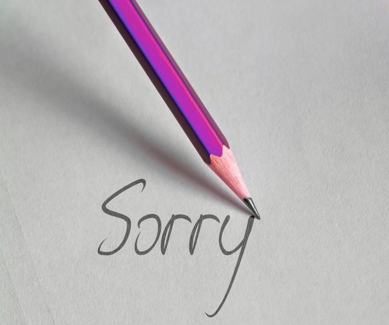 When It’s Hard to Say, “I’m Sorry!”